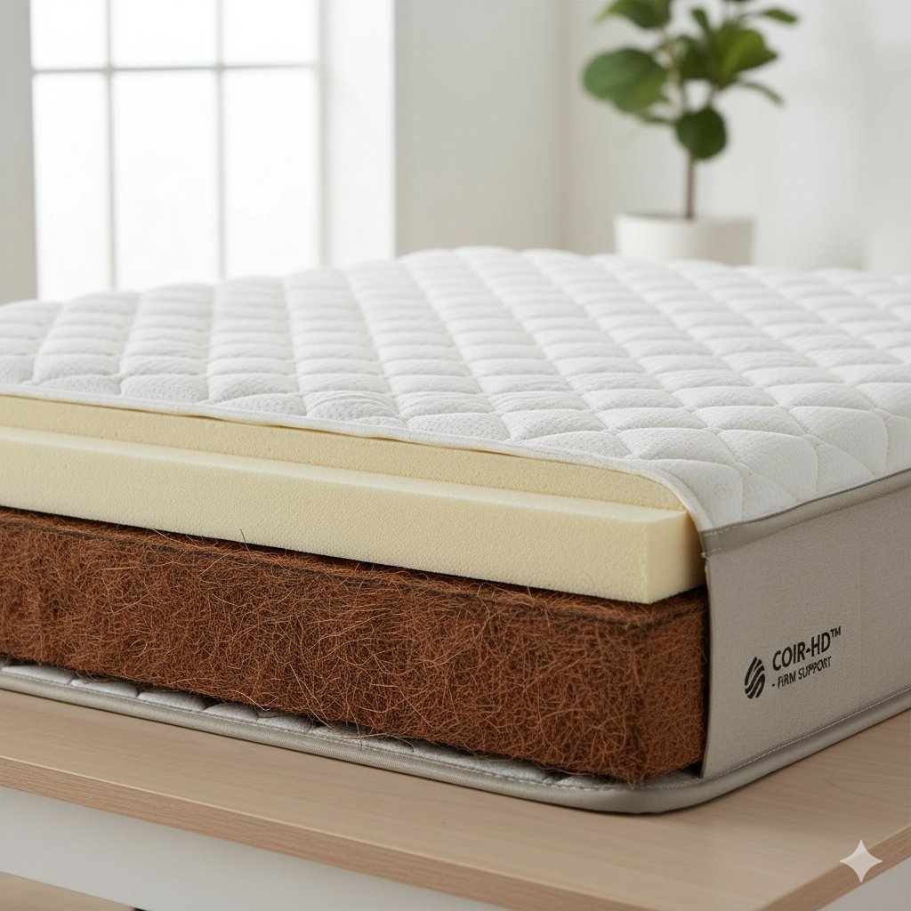 Coir + HD Foam Mattress